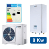 Conjunto aerotermia split ykf de york modelo de 8 kw con certificado eficiencia energética